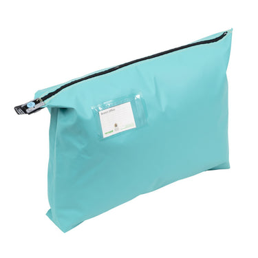 Single Seam Mail Bag with Gusset CG3 Button Green